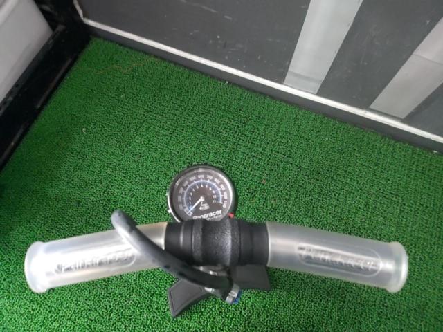 Panaracer BFP-02AGEZ2 ワンタッチポンプ 空気圧ゲージ付き フロアポンプ シルバー