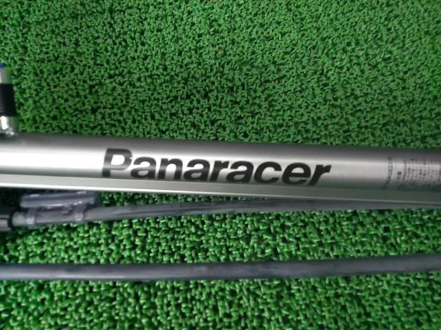 Panaracer BFP-02AGEZ2 ワンタッチポンプ 空気圧ゲージ付き フロアポンプ シルバー