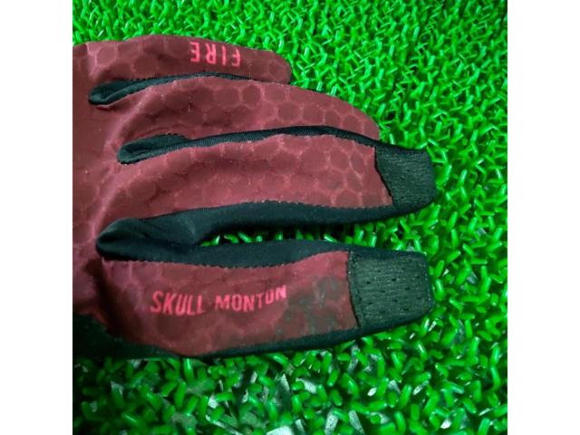 サイズ:M MONTON FIRE GLOVES グローブ レッド