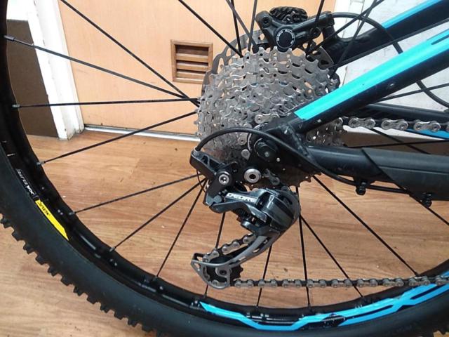 GIANT TRANCE 27.5 2015年 27.5インチ 1x10s フルサスアルミMTB ブラックxブルー