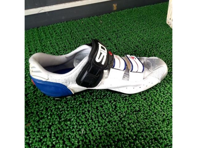 サイズ:41 SIDI SPD対応ビンディングシューズ ホワイト/ブルー