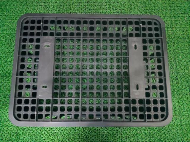 ※取付金具欠品 メーカー不明 樹脂製リアバスケット ブラック