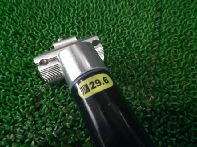 メーカー不明 シートポスト 29.6Φ/350mm ブラック/シルバー