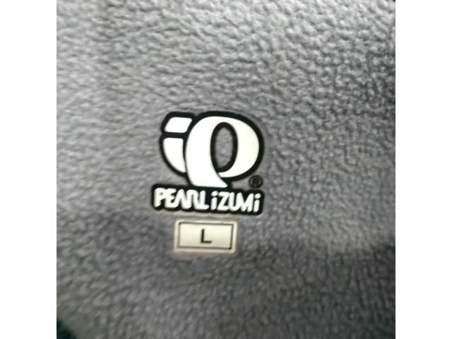 サイズ:L PEARL IZUMI ウインドブレーカー ホワイト/グリーン