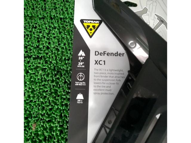 TOPEAK GDF09100 DEFENDER XC1 MTB用フロントフェンダー 26-29インチ用