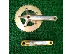 170/48T/スクエア OTA ピスト用クランク ゴールド