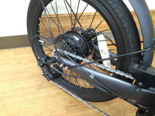 【わけあり現状販売】※電源入らず 充電未確認 Qualisports VELMO Q2 20インチ電動アシスト折りたたみ自転車 マットグレー