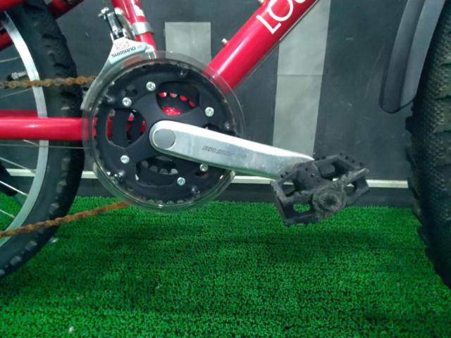 LOUIS GARNEAU J22 3×6S 22インチキッズサイクル レッド ※チェーン一部固着・シフトワイヤー劣化