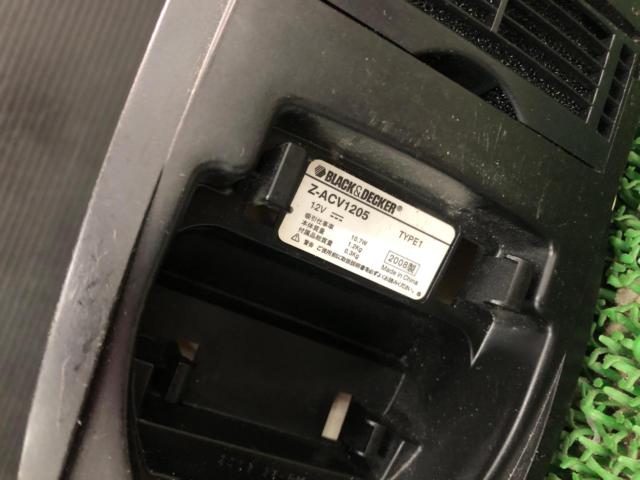 BLACK&DECKER サイクロン方式カーバック Z-ACV1205 シガーソケット 