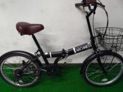 ARCHNESS 20インチ 外装6段変速 折りたたみ自転車 ブラック