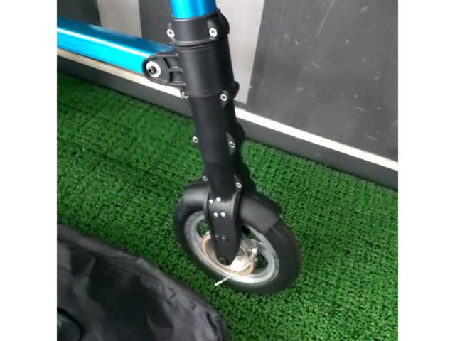 【わけあり現状販売】A-BIKE 8インチ シングルギア 折りたたみ自転車 ブルー