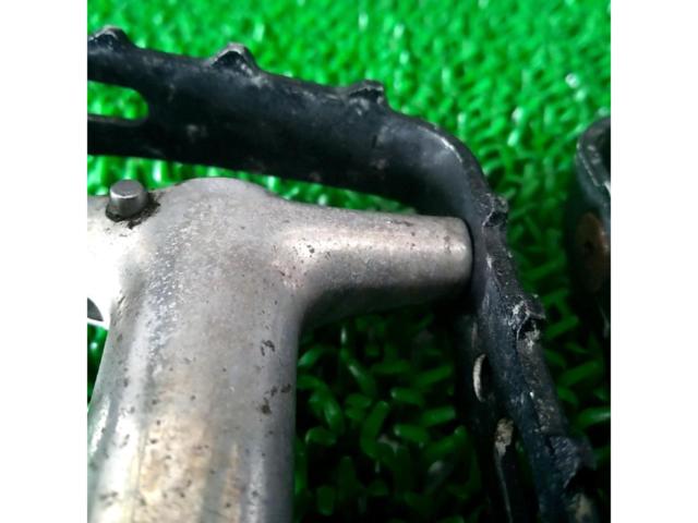 ※軸カバー欠品 SHIMANO DeoreXT アルミフラットペダル シルバー