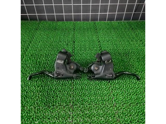 ※送りレバーカバー割れあり SHIMANO DeoreXT ST-M092 ブレーキ・シフトレバー