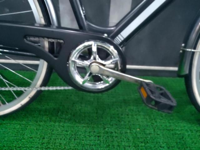 【わけあり現状販売】CBA CASULY SMART 26インチ 外装6段変速 シティサイクル ブラック※タイヤ側面ヒビ大・ライトステー/ブレーキキャリパーねじれ