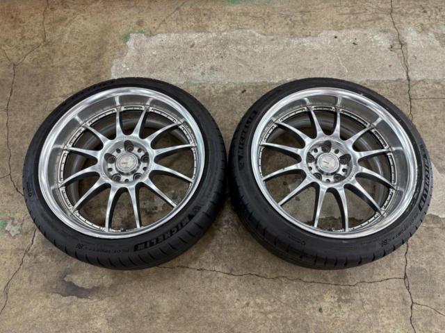 【2本セット】 WORK XSA 02C + MICHELIN PILOT SPORT 4S