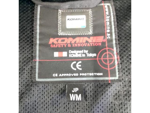 サイズ:WM【KOMINE】プロテクトメッシュジャケット