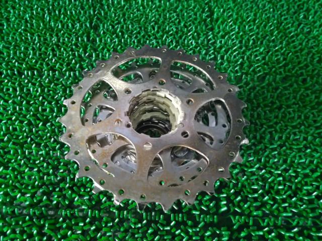 ※固定ピンなし 錆あり 9S SRAM 11-28T カセットスプロケット