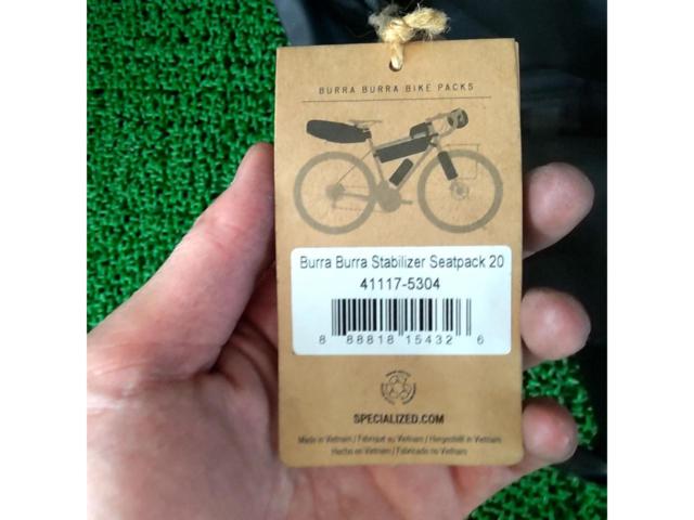 SPECIALIZED Burra Burra Stabilizer Seatbag 20 サドルバッグ ブラック