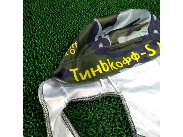 サイズ:不明 Sportful Tinkoff-Saxoチーム名入りサイクルバンダナ 迷彩