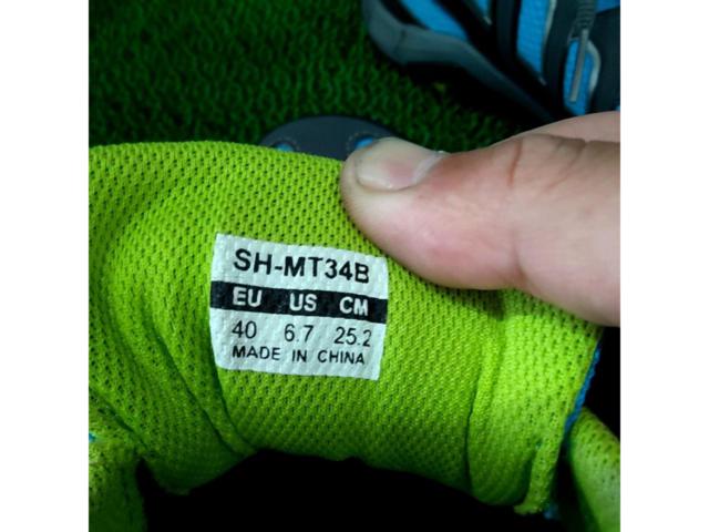 25.2cm SHIMANO SH-MT34B SPDシューズ ブルー