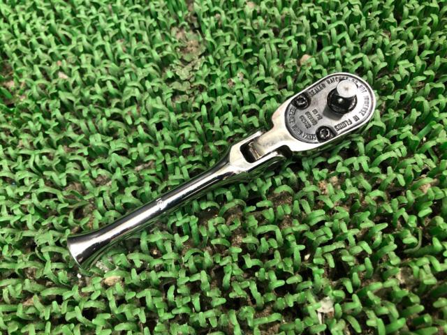Snap-on スナップオン TKFJ72 ラチェットハンドル 1/4 (6.35mm) フレックスショートラチェット