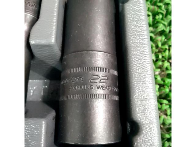 Snap-on スナップオン 3/8 ダブルエンドラグナットソケット&エクステンションセット 203FLSM