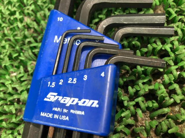 Snap-on スナップオン L型 ボールヘックスレンチセット BHM9A