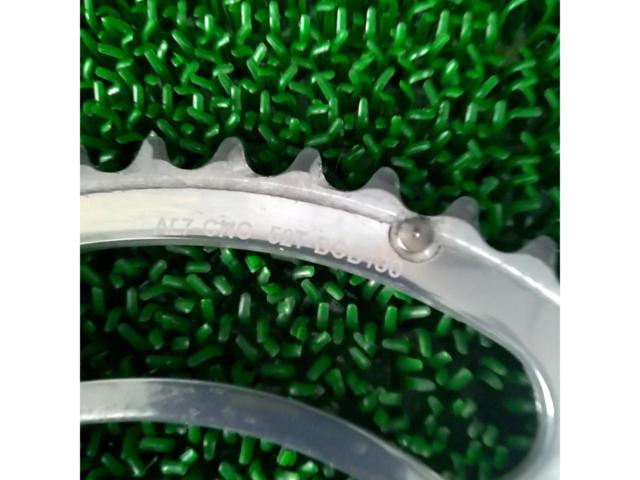メーカー不明 チェーンリング AL7-CNC 52T BCD130 シルバー