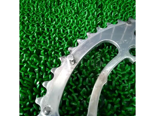 メーカー不明 チェーンリング AL7-CNC 52T BCD130 シルバー