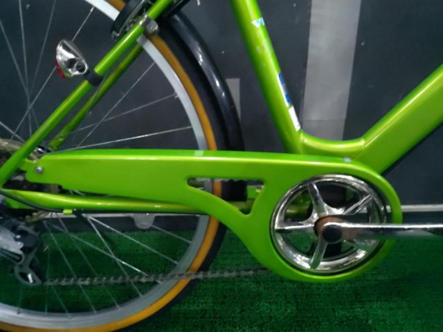ASAHI CYCLE VIDA 26インチ 外装6段変速 シティサイクル グリーン ※ハンドルまわり錆・グリップベタつき・タイヤヒビ割れ・前後ホイール振れなど