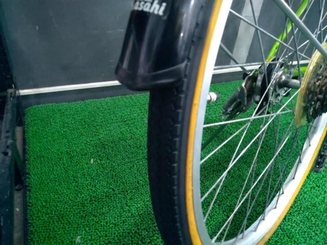 ASAHI CYCLE VIDA 26インチ 外装6段変速 シティサイクル グリーン ※ハンドルまわり錆・グリップベタつき・タイヤヒビ割れ・前後ホイール振れなど