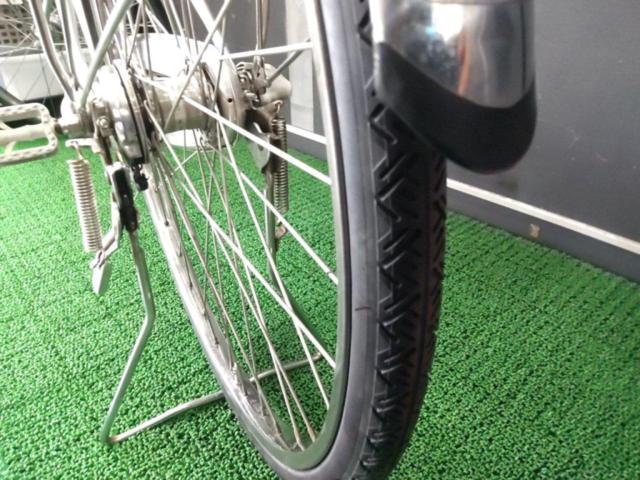 BRIDGESTONE ロングティーン デラックスチェーン L7LT1 27インチ 内装3段変速 シティサイクル シルバー