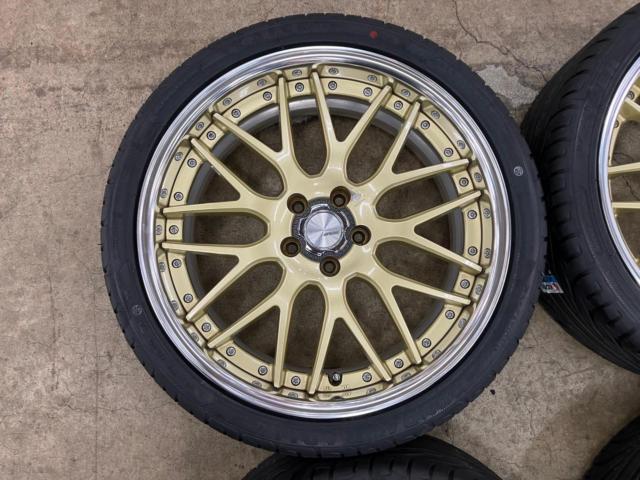 ☆新品タイヤ付☆ WORK LANVEC LM1 + KENDA KR20