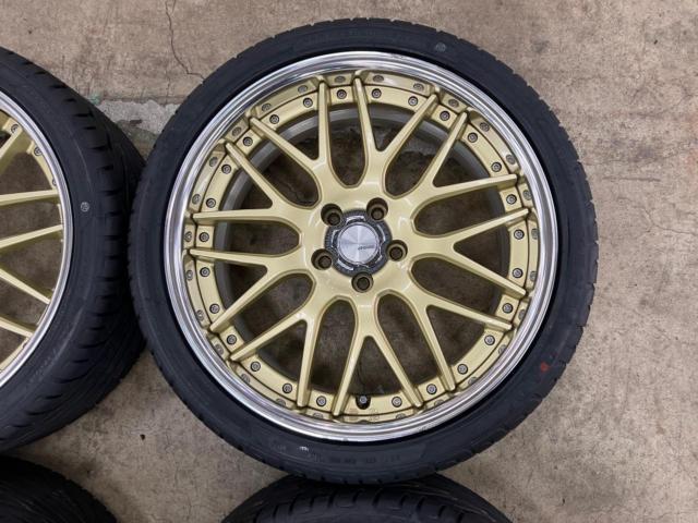 ☆新品タイヤ付☆ WORK LANVEC LM1 + KENDA KR20