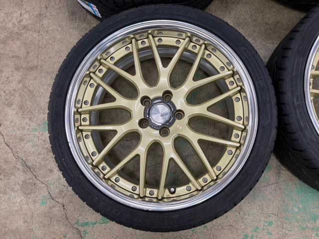 ☆新品タイヤ付☆ WORK LANVEC LM1 + KENDA KR20