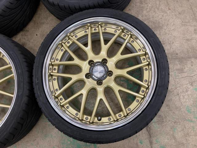 ☆新品タイヤ付☆ WORK LANVEC LM1 + KENDA KR20