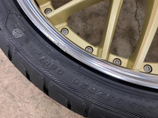 ☆新品タイヤ付☆ WORK LANVEC LM1 + KENDA KR20