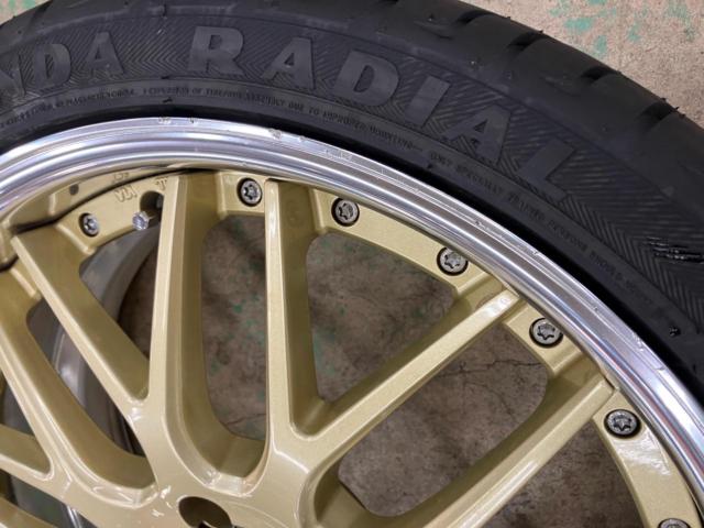☆新品タイヤ付☆ WORK LANVEC LM1 + KENDA KR20