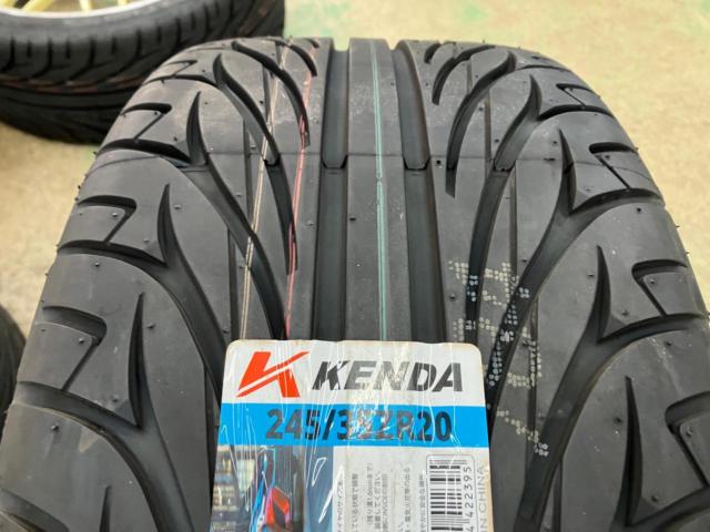 ☆新品タイヤ付☆ WORK LANVEC LM1 + KENDA KR20