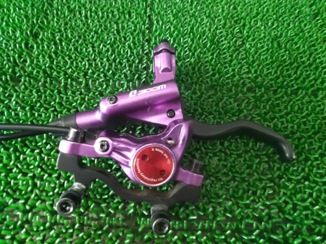 Zoom HB-875 油圧ディスクブレーキ前後セット パープル