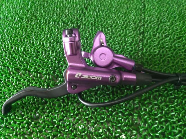 Zoom HB-875 油圧ディスクブレーキ前後セット パープル