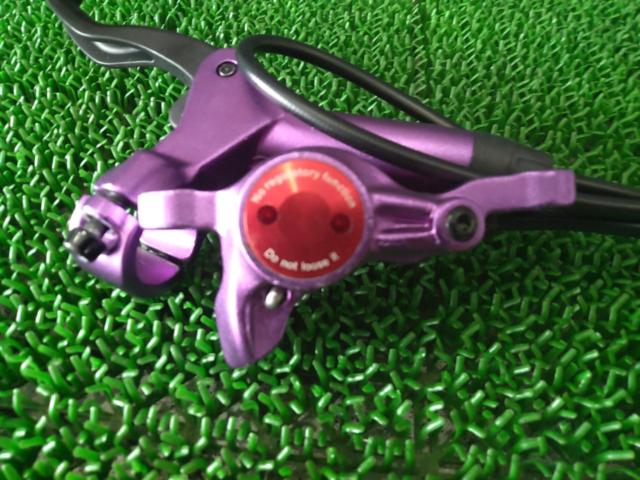 Zoom HB-875 油圧ディスクブレーキ前後セット パープル