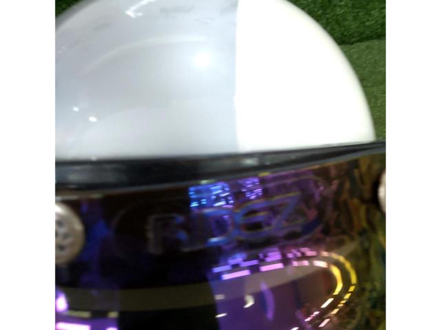 【サイズ不明】RIDEZ  ジェットヘルメット ミラーシールド