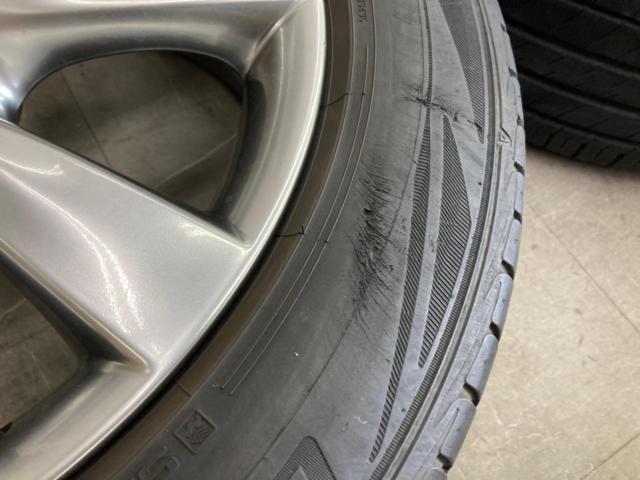 NISSAN スカイラインクロスオーバー/J50 純正ホイール  + DUNLOP LE MANS V 225/55R18 98V