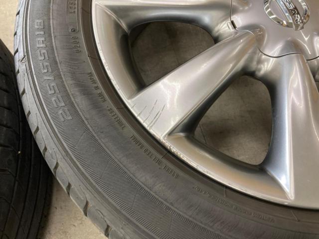 NISSAN スカイラインクロスオーバー/J50 純正ホイール  + DUNLOP LE MANS V 225/55R18 98V