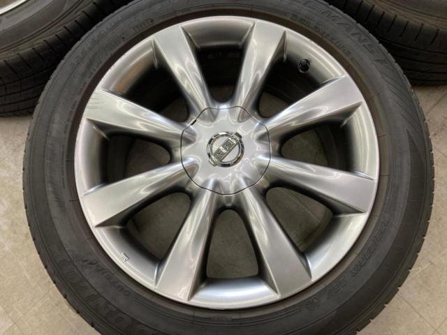 NISSAN スカイラインクロスオーバー/J50 純正ホイール  + DUNLOP LE MANS V 225/55R18 98V