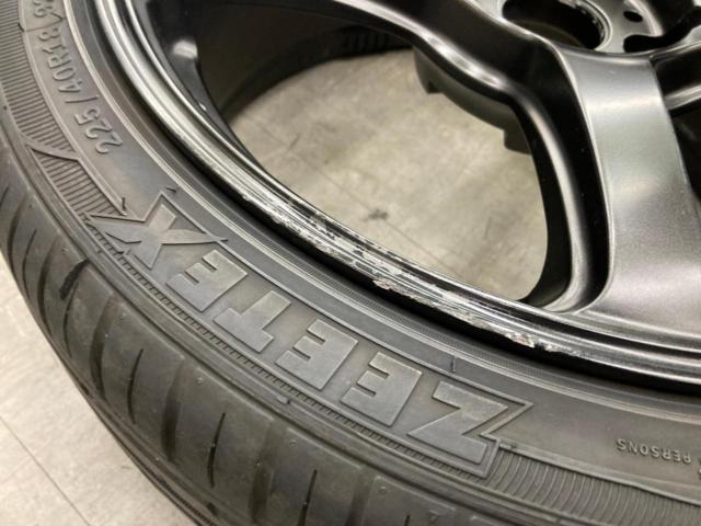 WORK EMOTION T5R + ZEETEX HP2000 vfm 225/40R18 92Y XL