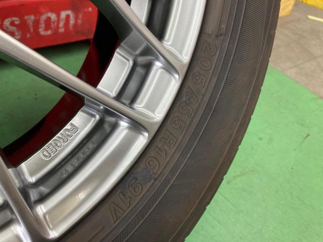 TOYOTA VOXY/80系 煌 純正OP BBS製 純正ホイール  + YOKOHAMA BluEarth AE01F