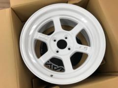 RAYS VOLK RACING TE37V 10TH DW Dash White