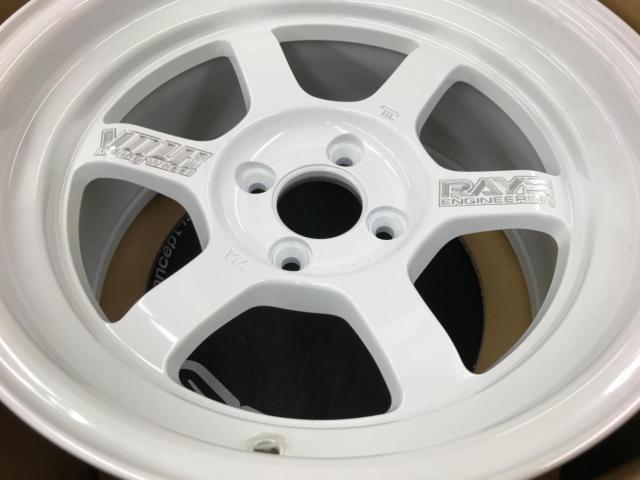 RAYS VOLK RACING TE37V 10TH DW Dash White